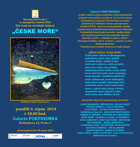Pozvánka na výstavu České moře