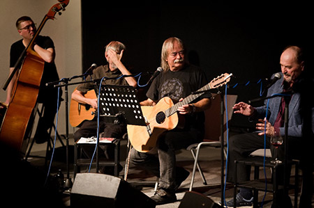 Jiří Žáček na koncertu Slávka Janouška