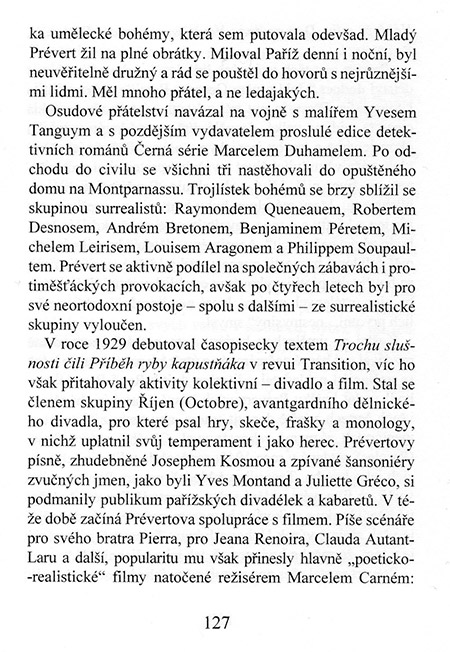 Doslov ke knize Jacquese Préverta