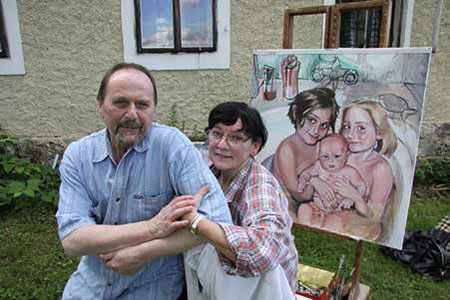 Jiří Žáček s manželkou Evou